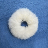 毛毛绒发圈萌系软妹萝莉头绳皮筋发饰双马尾可爱少女心日系糖果色|毛发圈白色(5个)