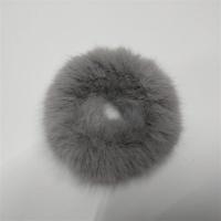 毛毛绒发圈萌系软妹萝莉头绳皮筋发饰双马尾可爱少女心日系糖果色|毛发圈浅灰色(4个)