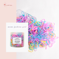 黑色头绳一次性儿童小橡皮筋发绳宝宝不伤发饰扎头发彩色成人发圈|春天色{大圈}--加厚
