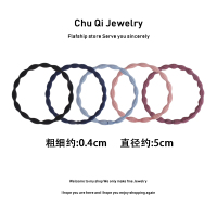 20条/罐 小清新森女系发绳发饰简约扎头发马尾橡皮筋甜美头绳发圈|1#混色20条