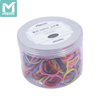 米薇可 韩版彩色儿童强拉不断皮筋 76186 tb|黑色+彩色