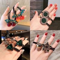 2020新款韩国网红樱桃车厘子头绳扎头发皮筋简约时尚发圈成人发绳|网红热卖[4条装]