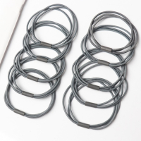 网红发绳韩国小清新森女系头饰成人百搭头绳简约发圈橡皮筋发饰|灰色30根盒装