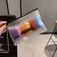 韩国加粗高弹力头绳网红ins扎头发绳成人橡皮筋发圈糖果色束发带|深蓝+红+黄+橘+粉+紫(6件套)