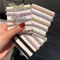 韩版头绳女成人简约皮筋网红ins发圈扎头发橡皮筋森女系学生皮套|编织混10+打结混10共20条)