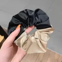 双色布艺头绳发圈大肠圈简约网红ins韩国发绳皮筋女扎头韩版皮套|1#浅咖+黑