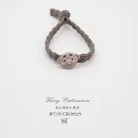 抖音小祖宗情侣头绳韩版网红少女橡皮筋扎头发发圈给男友的小皮筋|卡其小猪