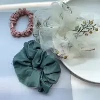 气质组合网红发绳韩版少女头饰大肠发圈橡皮筋简约韩国森系头绳|木木茶