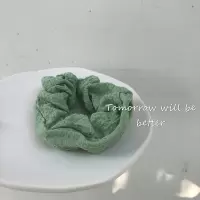 猪大肠发圈ins网红法式复古头绳扎头发皮筋简约bm丸子头少女发饰|绿色