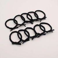 .5-20条装简约加粗头绳韩版橡皮筋发绳发圈女发饰扎头发泫雅韩国|黑色15条