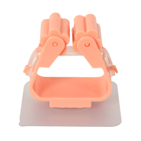 3个免打孔拖把夹卡座粘钩挂钩拖把架子拖布置物架墩布扫把挂架|北欧橘3个装