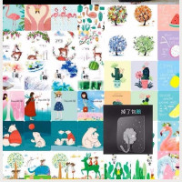 强力粘钩挂钩衣沟吸力承重家用大粘贴钩子粘胶沾勾墙壁挂墙面贴钩|5个透明+5个图案随机