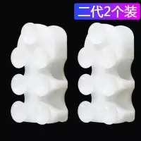 硅胶花洒吸盘套喷头免钉底座支架固定器魔术架吸墙强力拖把夹挂钩|[通用]二代2个装(7.5*4*3cm)