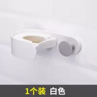 拖把挂钩免打孔浴室卫生间收纳架神器墙上强力固定粘钩壁挂拖布夹|1个装-北欧白