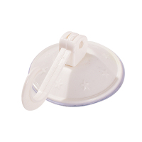 卫生间强力真空吸盘挂钩厨房门口吸壁式玻璃壁挂免打孔承重粘钩|素米-10个