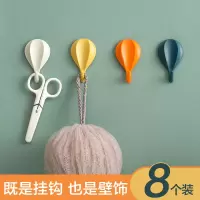 创意壁挂热气球挂钩 免打孔强力无痕贴胶门后承重挂衣架墙壁粘钩j