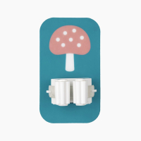 拖把架免打孔拖把夹卫生间吸盘浴室扫把粘钩挂钩架卡座拖把夹挂钩|蘑菇