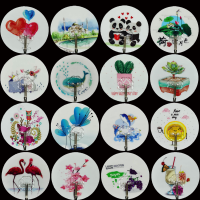 强力挂钩免打孔粘钩不锈钢墙壁承重粘胶门后厨房钩子卡通无痕粘贴|10个装[圆形系列]