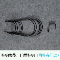 创意帽架帽子收纳架子挂帽子架门后挂钩壁挂衣柜家用整理收纳神器|加高黑色5环配门后挂钩(买2送1)