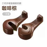汽车车载挂钩车内座椅背支架隐形多功能后排座位靠背创意雨伞收纳|三代升级加强锁扣款[咖啡棕]一对装