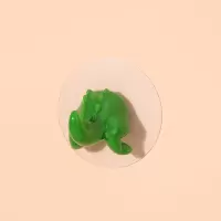 创意可爱挂钩强力粘胶卫生间免打孔装饰承重壁挂家用无痕卡通粘钩|绿色1个(免打孔防水,掉落包赔)