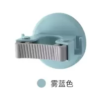 拖把挂钩免打孔壁挂卫生间强力扫把夹神器拖布挂架固定卡扣收纳架|雾蓝