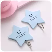 少女心卡通可爱强力挂钩创意墙壁上小粘钩粘胶壁挂宿舍迷你家用|2个装蓝色星星 标配