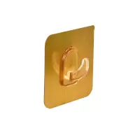门后无痕挂钩强力粘胶免打孔学生卫生间墙壁挂宿舍挂钩神器上下铺|A款拉丝金20个装
