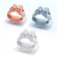 挂拖把扣挂钩神器地拖的拖布架墩布托把粘钩固定器卡扣置物架墙上|实惠款【混色3个装】