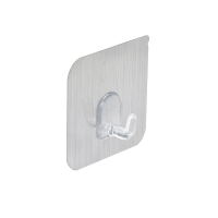 门后无痕挂钩强力粘胶免打孔学生卫生间墙壁挂宿舍挂钩神器上下铺|B款拉丝银20个装