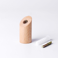 实木挂钩原木衣帽钩墙面装饰挂衣钩木质卧室墙壁挂勾房间挂衣架|榉木6厘米短斜细挂钩送螺丝和胶双配件