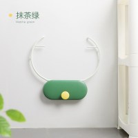 免打孔折叠脸盆架卫生间浴室浴盆壁挂脸盆挂钩挂盆钩盆子收纳架|抹茶绿