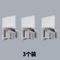 免打孔拖把挂钩壁挂304不锈钢拖把架卫生间拖把夹墩布扫把挂架|灰色大底座免打孔款不带钩【3个装】