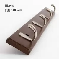 挂钩一排长条壁挂墙壁挂架挂衣架墙上衣服玄关进门口挂衣钩置物架|[4钩]复古色质保五年