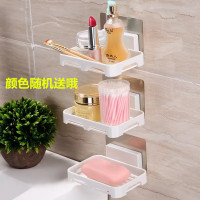 强力免打孔粘胶挂钩粘贴粘钩厨房无痕墙壁吸盘浴室创意强承重壁挂|以上满两套送壁挂肥皂盒一只