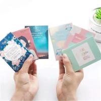 吸油纸男女士面部控油脸部便携补妆刘海清洗吸油去油夏季|1包[50片装] 吸油纸50片装图案随机发