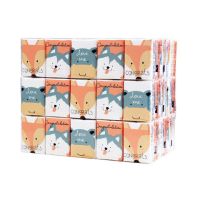 三层手帕纸巾小包可湿水面纸随身携带可爱餐巾小包卫生纸|40包装[4条]