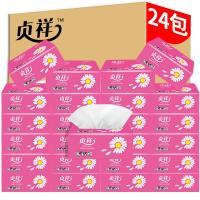 贞祥纸巾原木纯品家用装300张餐巾纸面巾纸卫生纸抽纸整箱|24包/箱[4层加厚家用装]