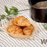 郭欧尼 空气炸锅隔油纸托 防油纸盘子烘焙大号可反复用 韩国|16CM40张/3.2L小锅用