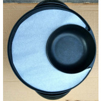 涮烤一体锅烧烤烤肉纸 日月锅月牙形烤盘纸吸油纸方烘焙纸环圆形|34/35/36可用10张夹子刷子烤料