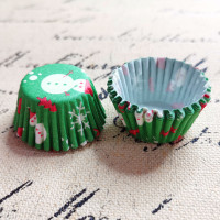 迷你蛋糕纸托烘焙蛋糕纸杯马芬杯小号纸托曲奇巧克力防油垫纸2.5|雪人