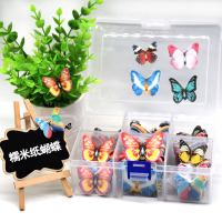 糯米纸花朵蝴蝶钱食用烘焙纸美金美元情人节diy生日蛋糕人民装饰|糯米纸蝴蝶-360只-大中小