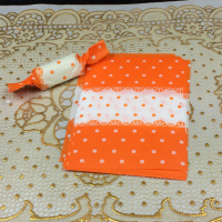 牛轧糖包装袋 油纸糖果纸雪花酥 混搭 牛扎糖纸500枚烘焙包装家用|杏色薄款橙色蕾丝