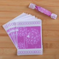 牛轧糖包装袋 油纸糖果纸雪花酥 混搭 牛扎糖纸500枚烘焙包装家用|紫色蒲公英