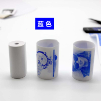 爱立熊热敏纸喵喵机打印纸p2/p1s/p1无管芯57x30错题打印机用纸|显蓝纸10卷(显示蓝色字)