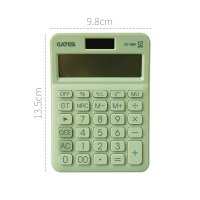 莫兰迪色创意时尚计算器学生女小号便携小型计算机器高颜值办公用|芥末绿