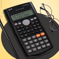 文具函数计算器考试专用多功能小学生四年级初中生计算机一建会计小型大学小号便携型统计学开根号记算计|黑色/函数计算器