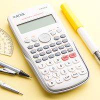 科学计算器多功能型学生用函数计算机器注会考试专用会计一建二建小学生四年级小型便携初中高中大学辅助学|[白色]送备用5件套