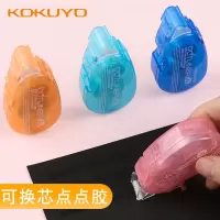 日本点点胶创意小清新点状双面胶可换替芯透明胶带手账贴纸贴纸装饰工具整洁不脏手学生贴粘胶