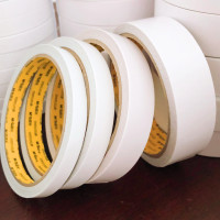 强力双面胶高粘度透明手帐胶带纸学生用手工折纸棉纸双面胶带